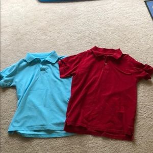 2 collared shirts